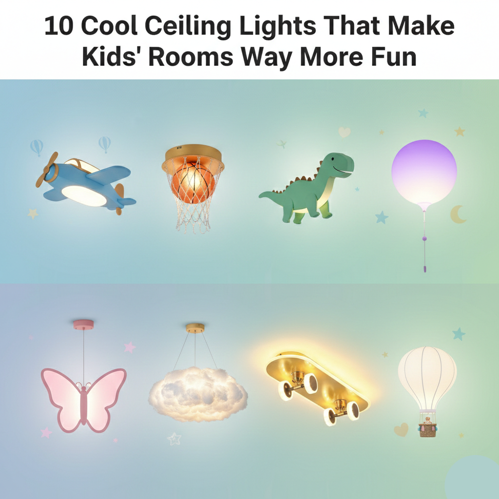 10 Cool Ceiling Lights That Make Kids’ Rooms Way More Fun