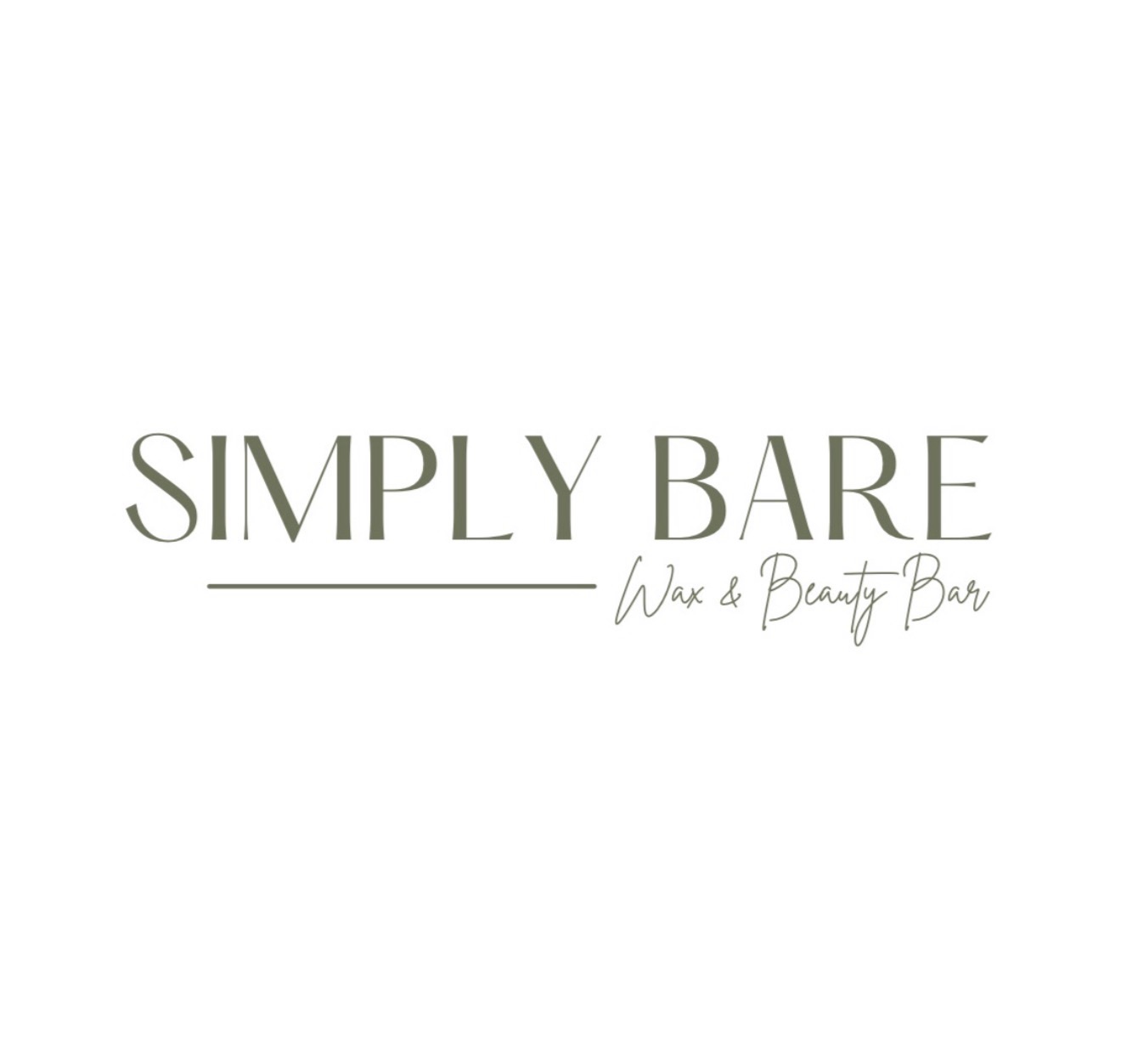 simple bare wax logo