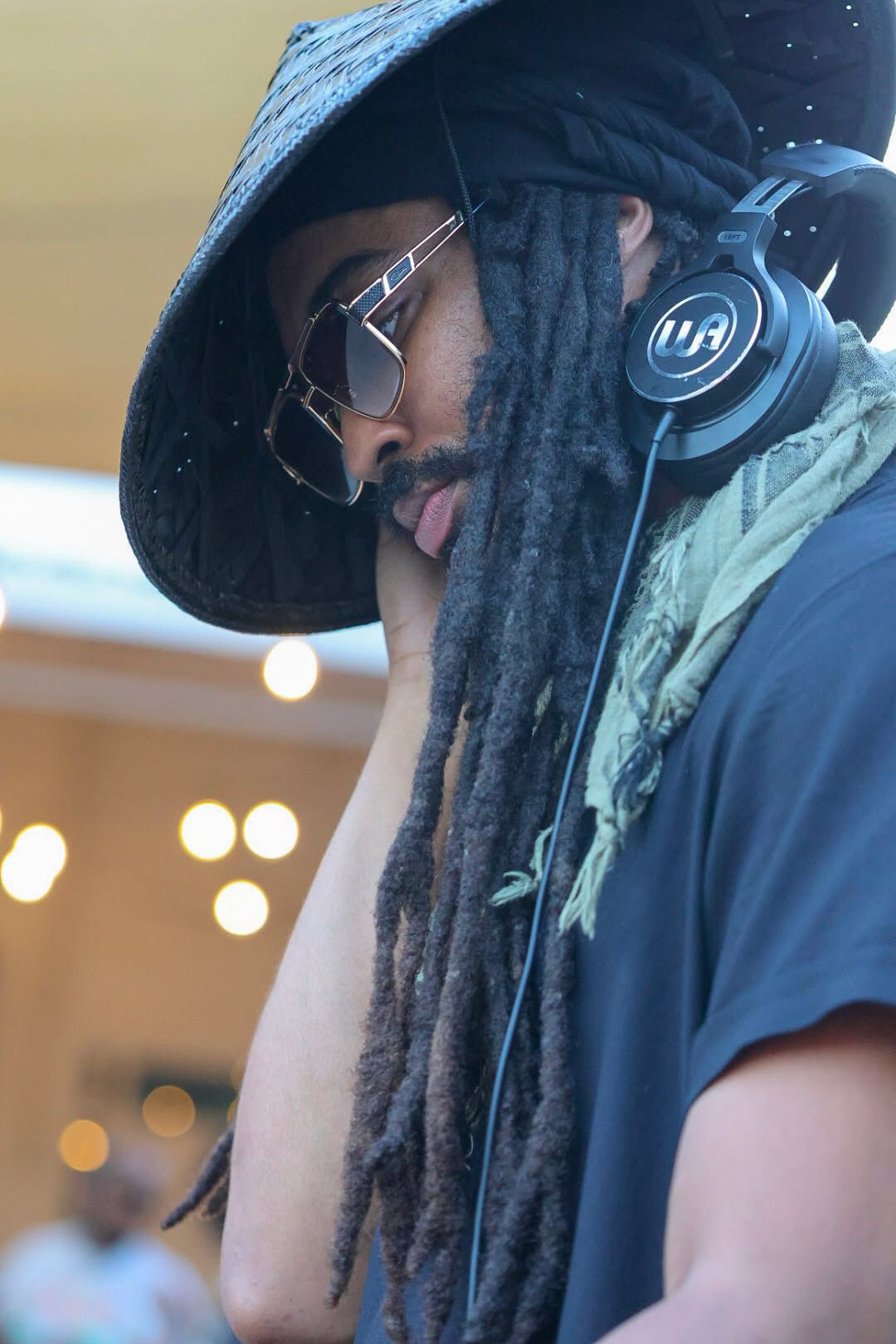 Atlanta Vibes Dealer wearing headphones