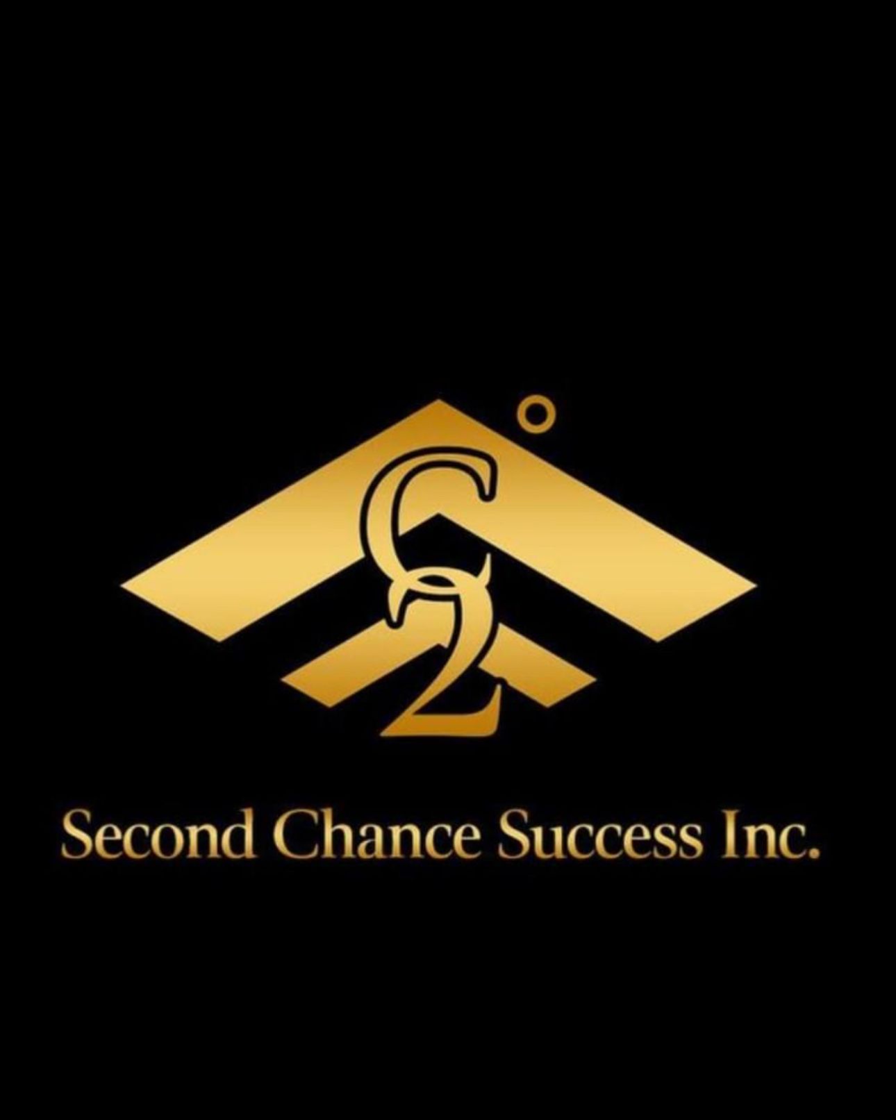 Second Chance Success Inc. gold and black logo